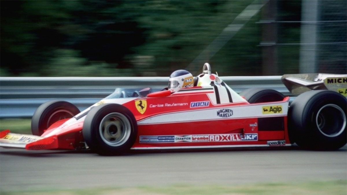 Subastarán por una cifra exorbitante la Ferrari que usó Reutemann en la Fórmula 1