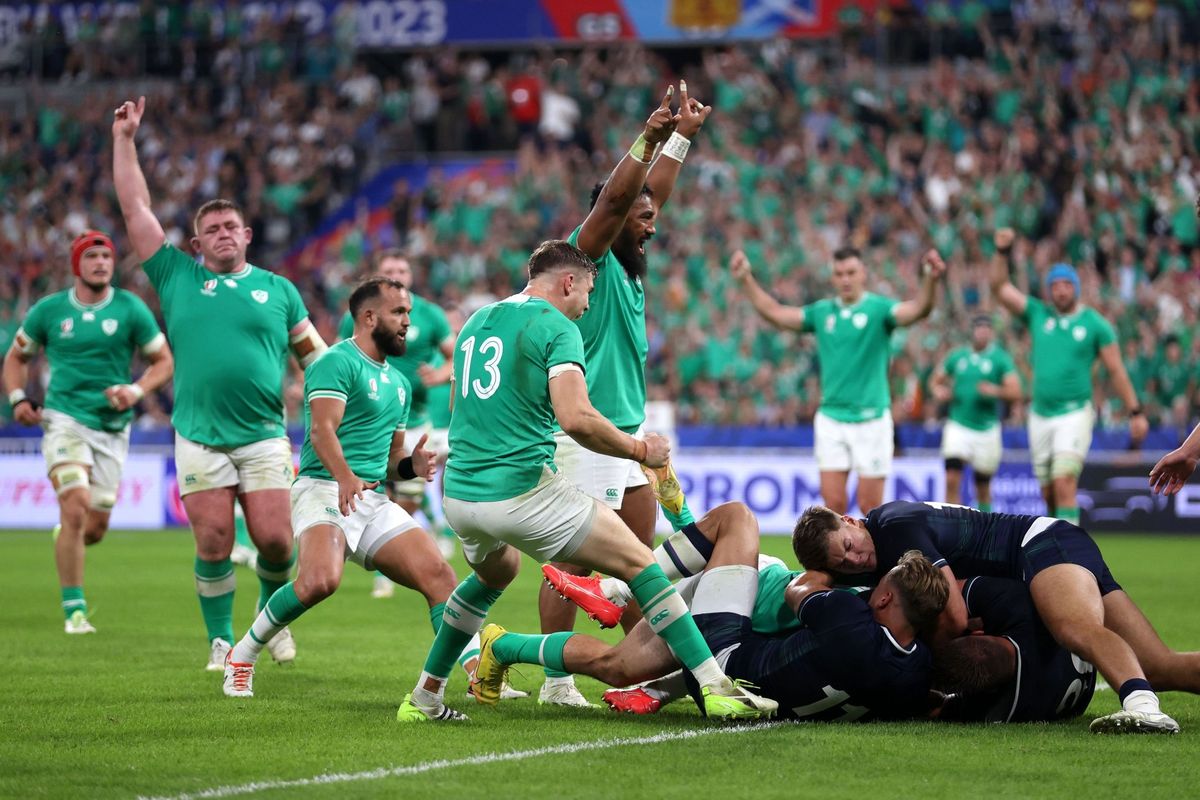 Irlanda dio una muestra de poder y jugará con los All Blacks en cuartos de final del Mundial de Rugby 2023