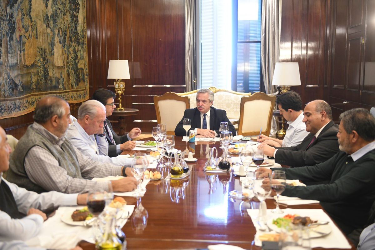El presidente Alberto Fernández se reunió con los dirigentes de la CGT. El tema de las próximas elecciones fue parte de la charla.