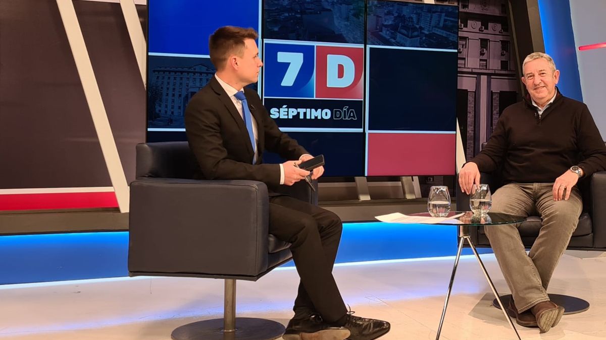 Julio Cobos estuvo en Séptimo Día, el programa político de Canal 7.