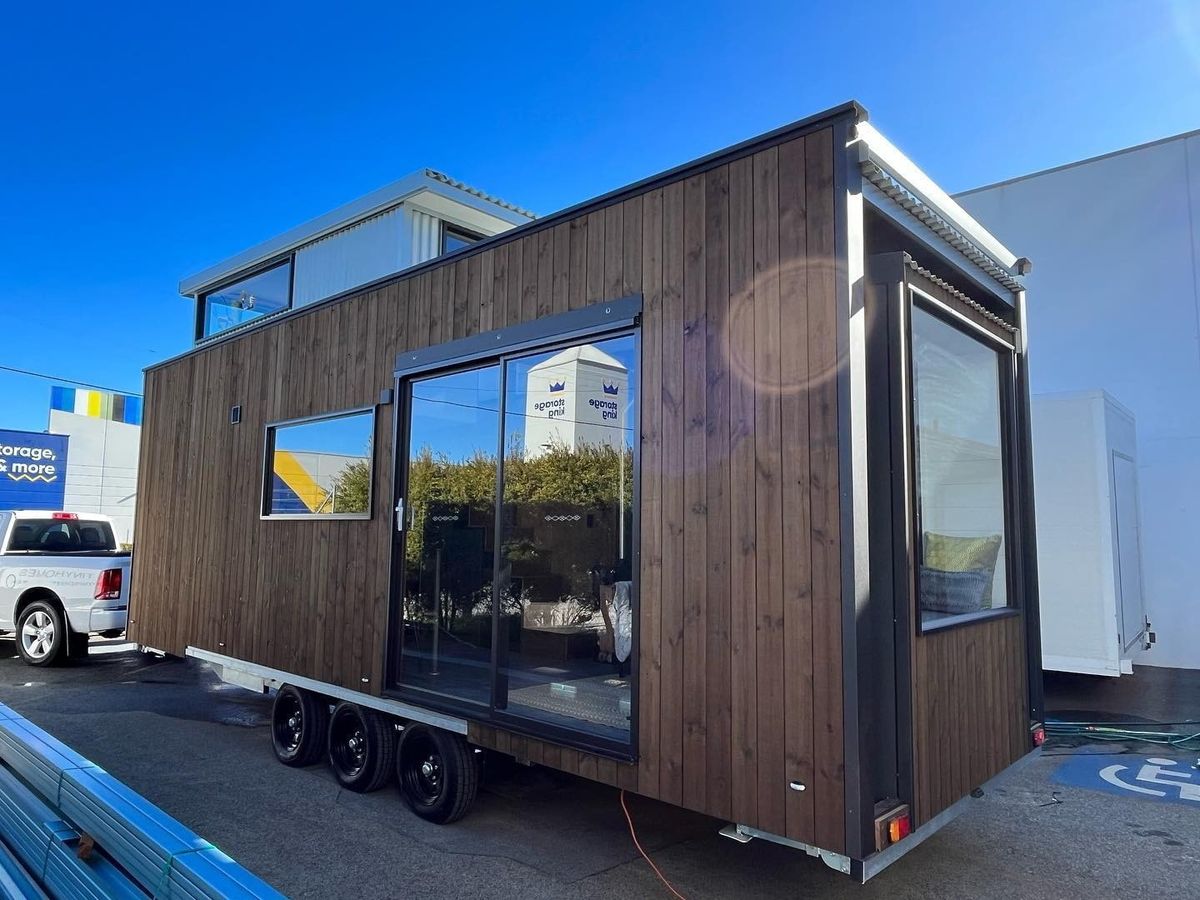 Vista panorámica y un dormitorio de lujo: la tiny house perfecta para relajarse