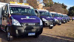 Guaymallén sumó seis nuevas unidades con doble cabina