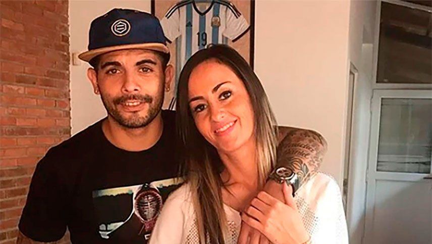 La esposa de Banega publicó una foto que desató la polémica en España