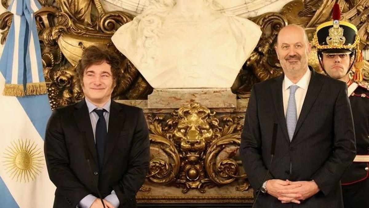 Javier Milei y Federico Sturzenegger.