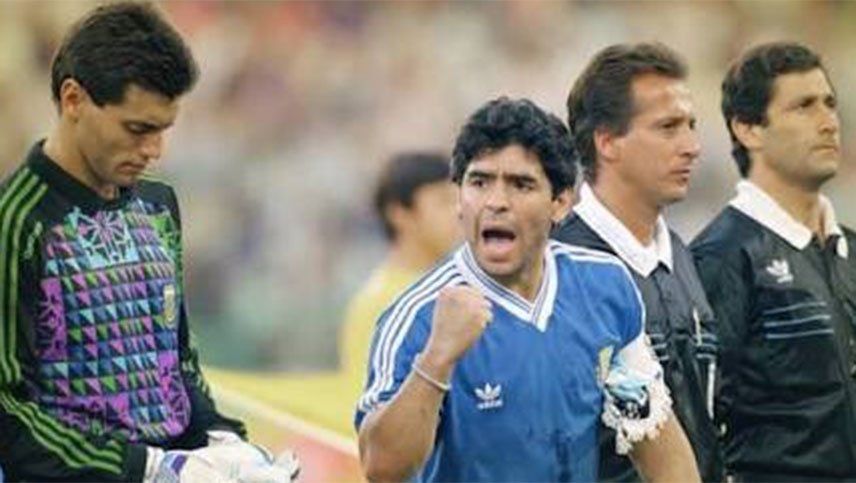 Maradona recordó el esfuerzo del Mundial 90 con un emocionante posteo