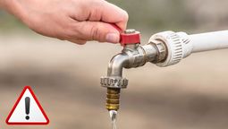 Anuncian un corte de agua para este martes por tiempo indefinido: en qué zona Anuncian un corte de agua para este martes por tiempo indefinido: en qué zona
