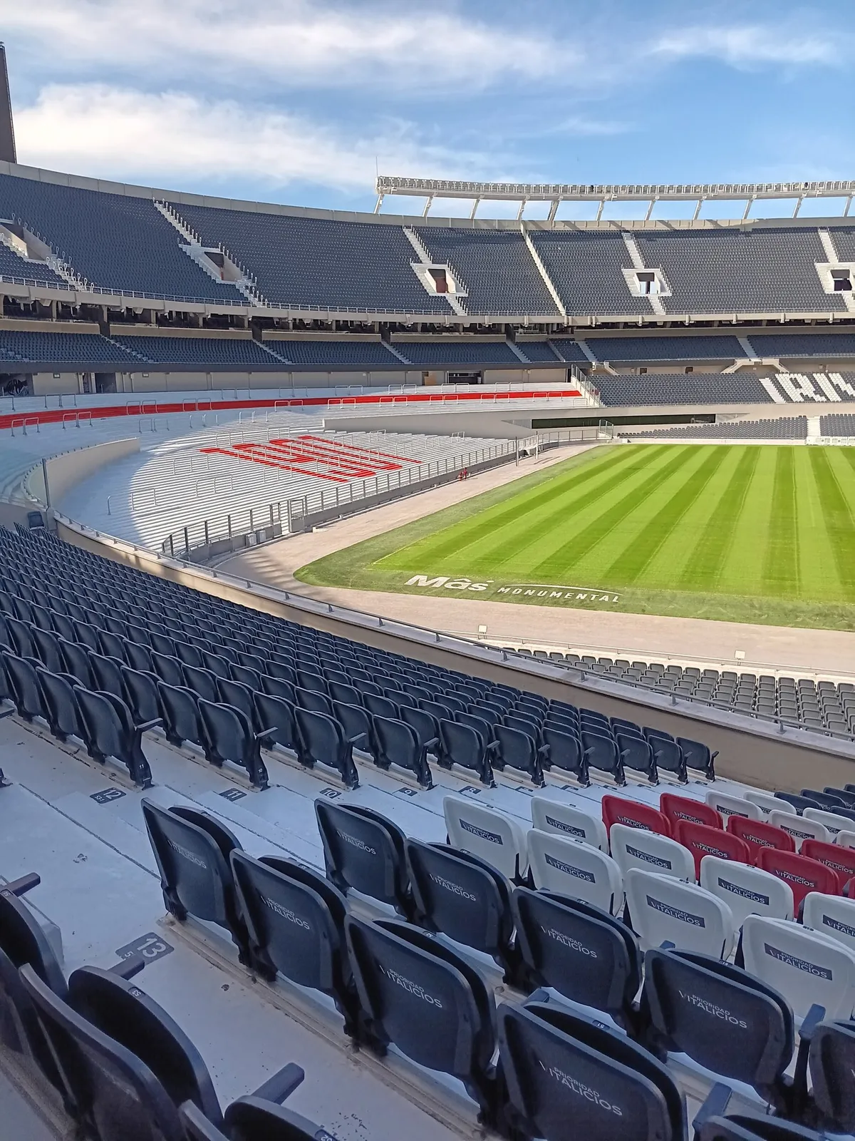 As&iacute; luce el Estadio Monumental a d&iacute;as del Supercl&aacute;sico.