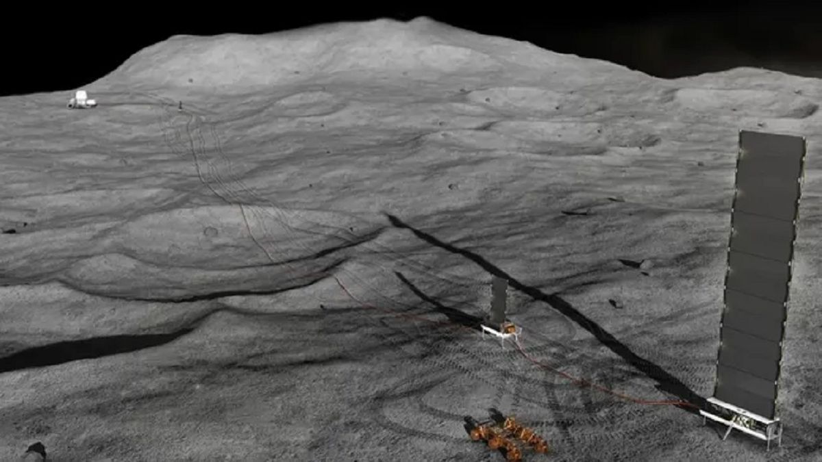 Así podría verse la construcción de la NASA en la Luna.