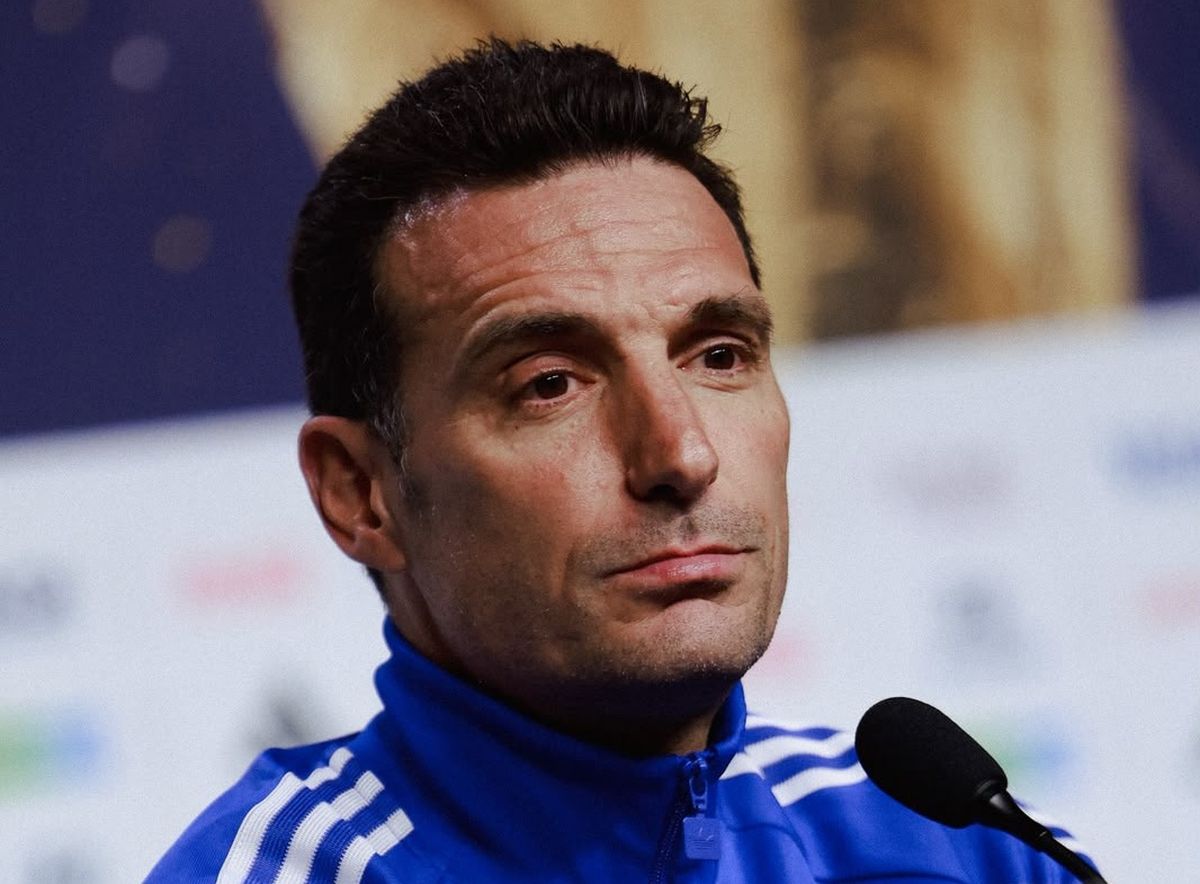 Lionel Scaloni habl&oacute; en conferencia de prensa.