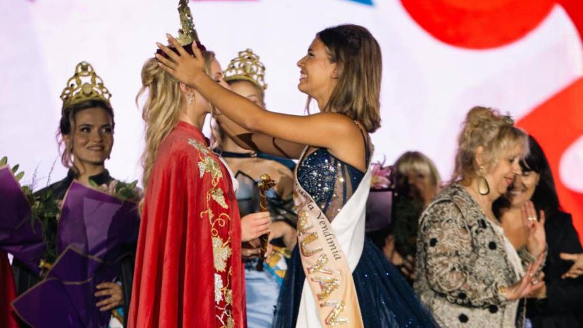 Tunuyán coronó a Agustina Giacomelli como su reina de la Vendimia 2026