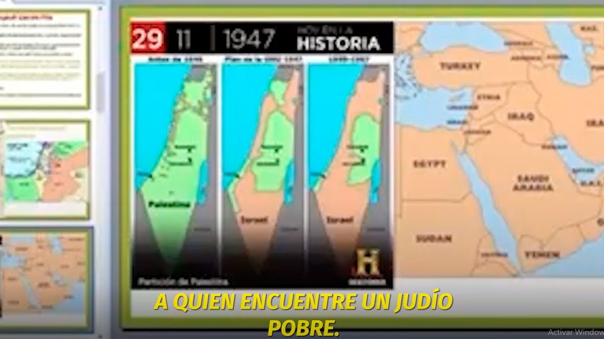 Una alumna decidió grabar la clase y denunciar la situación ante las autoridades de la DAIA.