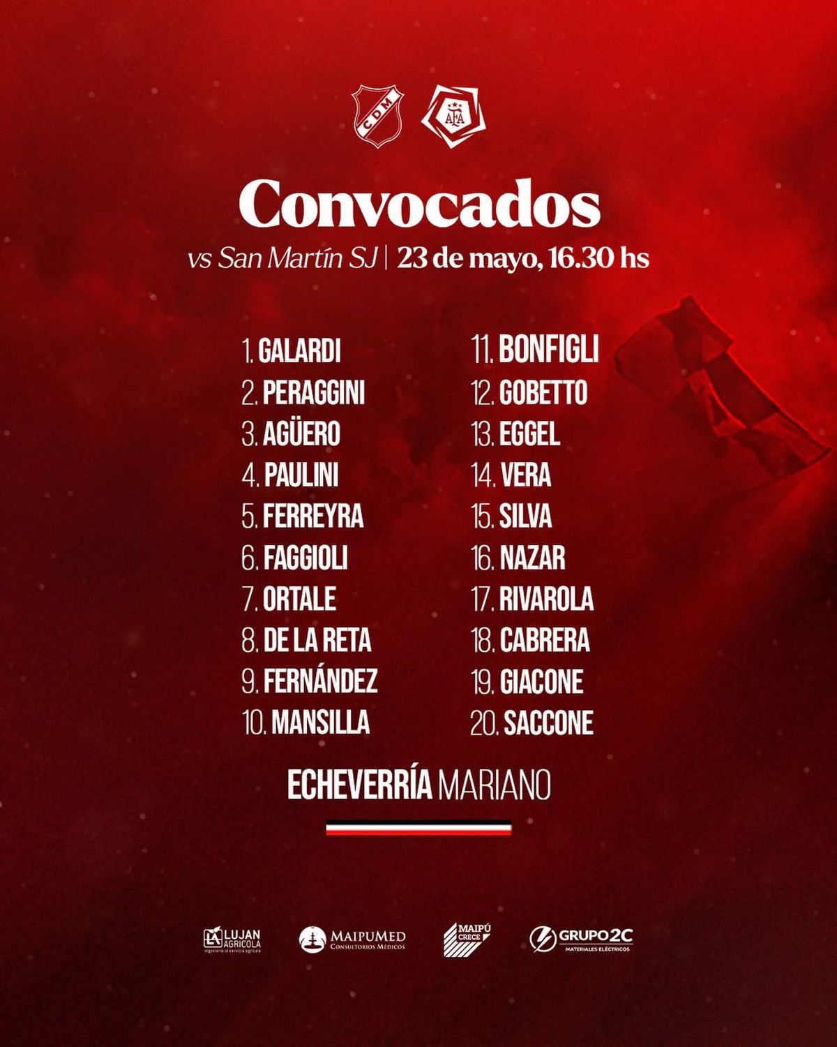 Deportivo Maipú busca extender su racha positiva ante San Martín de San Juan: formaciones y cómo verlo