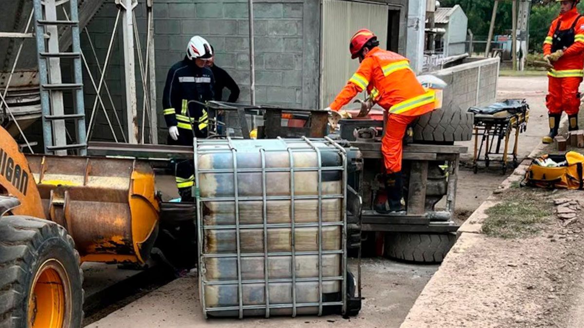 El accidente que sacudió la tranquilidad la tranquilidad de una empresa cerealera, provocó una conmoción profunda en una ciudad de esa provincia.
