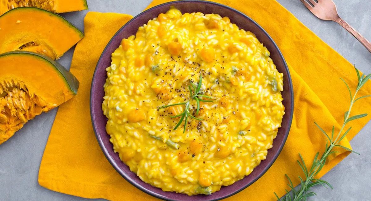 Sabroso y nutritivo: la receta fácil del risotto de calabaza para que quede súper cremoso