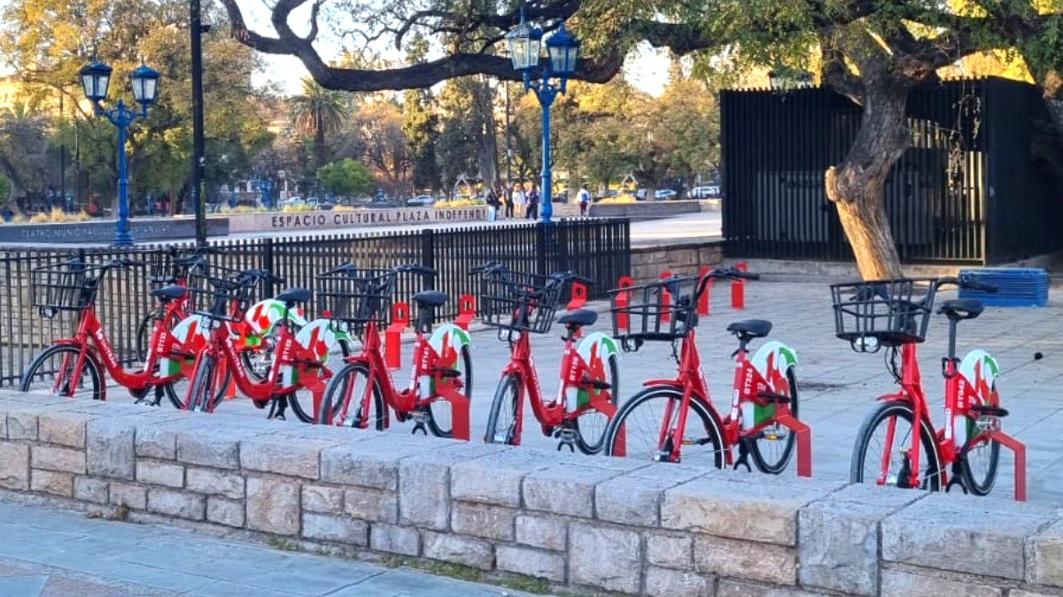 Las bicis ya están listas para su utilización. 