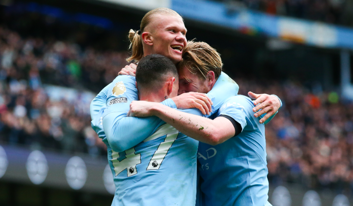 Erling Haaland volvió con un doblete en el Manchester City Erling Haaland volvió con un doblete en el Manchester City