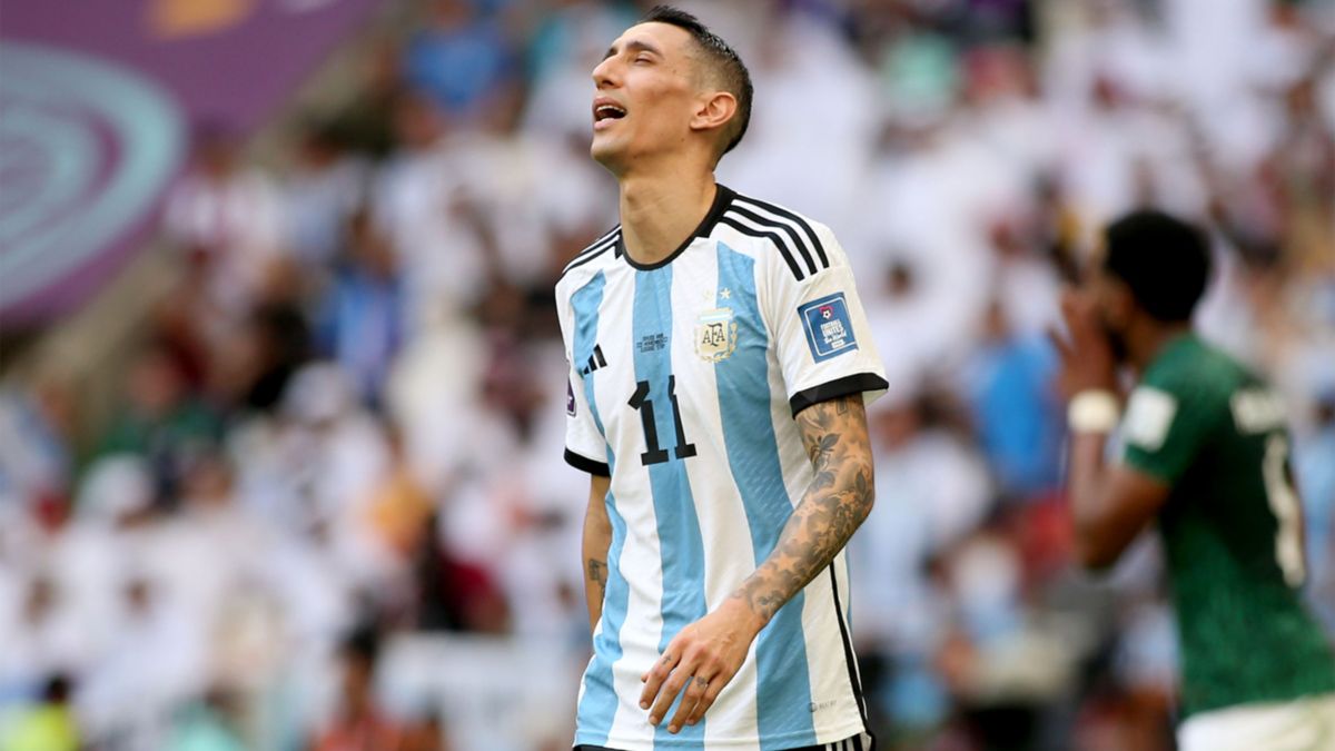 Ángel Di María y su curioso análisis del mal debut de Argentina en el Mundial Qatar 2022