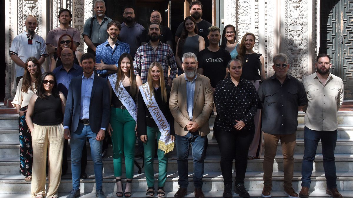 El equipo que hará la Fiesta de la Vendimia 2025.