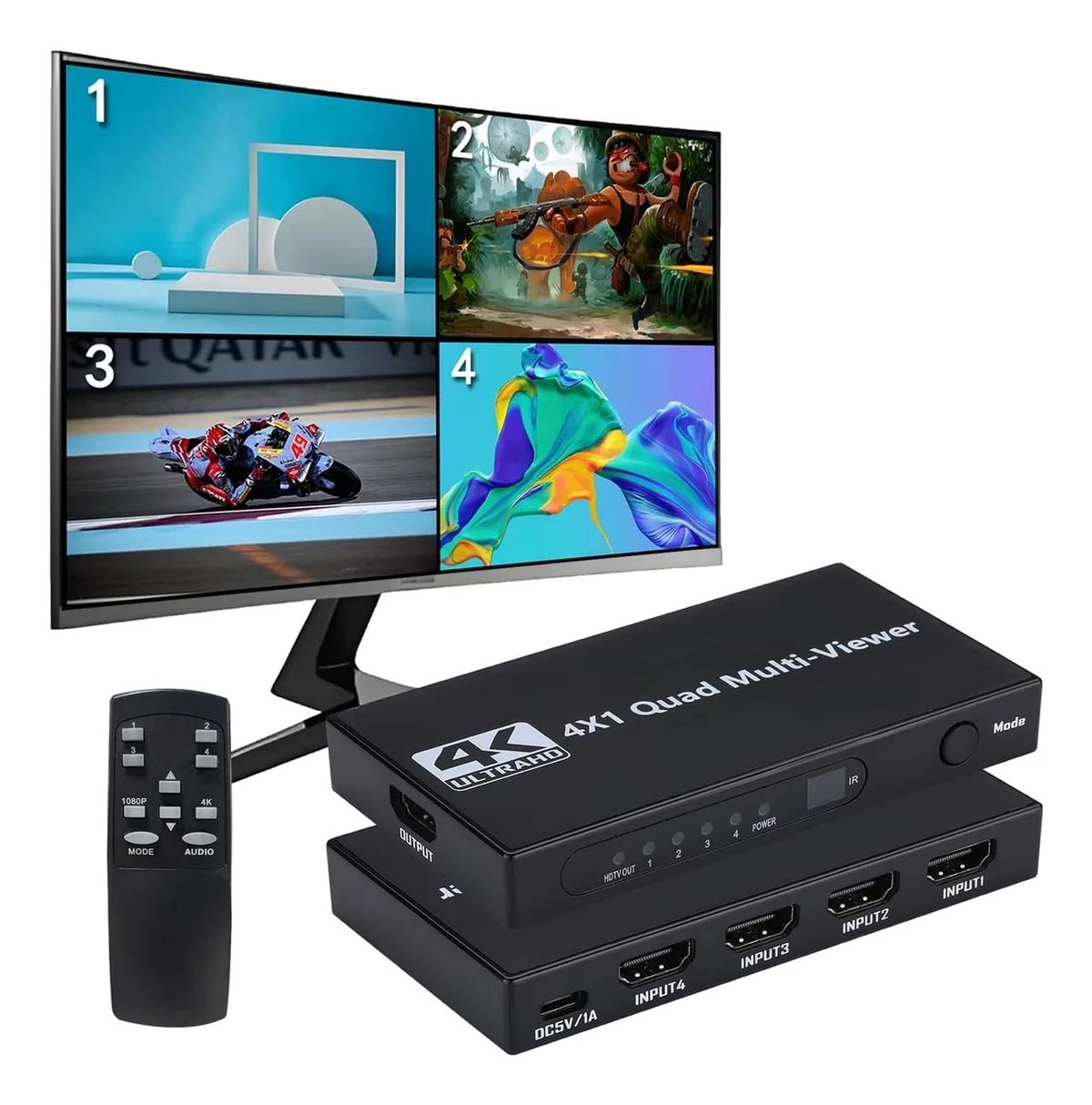 Algunos artefactos ofrecen entre 4 y 5 puertos HDMI para conectarlos al televisor.