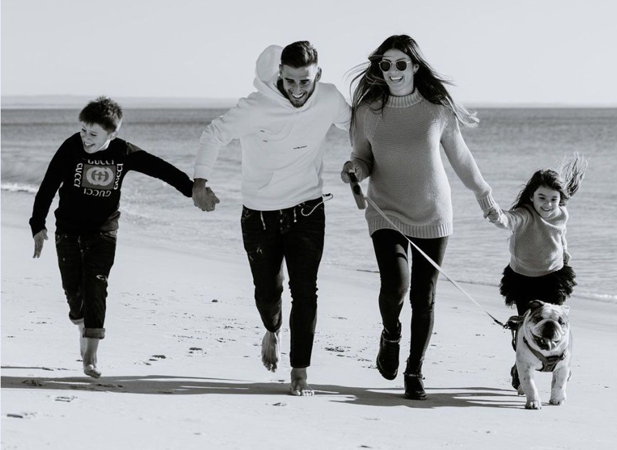 Eduardo Salvio y Magalí Aravena cuando todo era felicidad