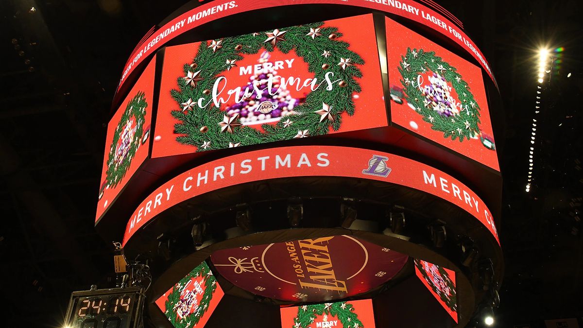 Así luce la Navidad en la NBA / Foto: ESPN   