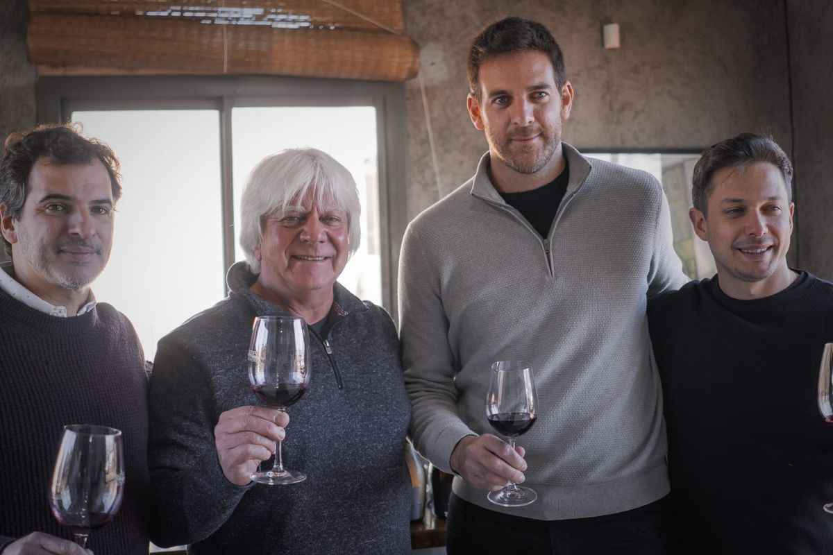 Juan Martín Del Potro y Andes Growers anunciaron el nuevo vino. Juan Martín Del Potro y Andes Growers anunciaron el nuevo vino.