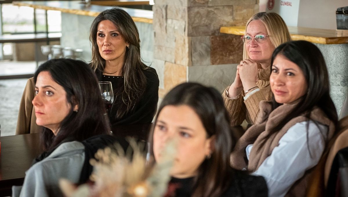 Hebe Casado acompañó a mujeres relacionadas al vino y la minería en un evento organizado por Impulsa Mendoza.