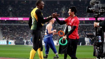Bolt volvió con todo y estrenó el estadio Olímpico de Tokio