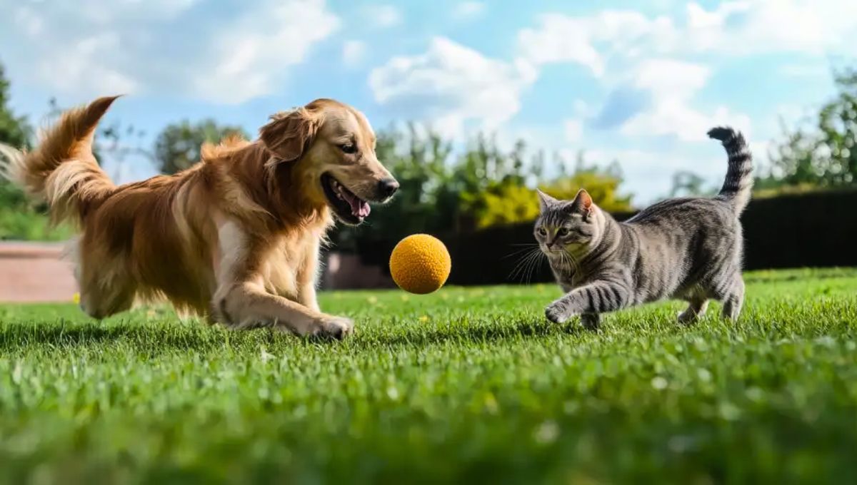 Las mascotas necesitan tiempo de juego para desarrollarse y consumir energía