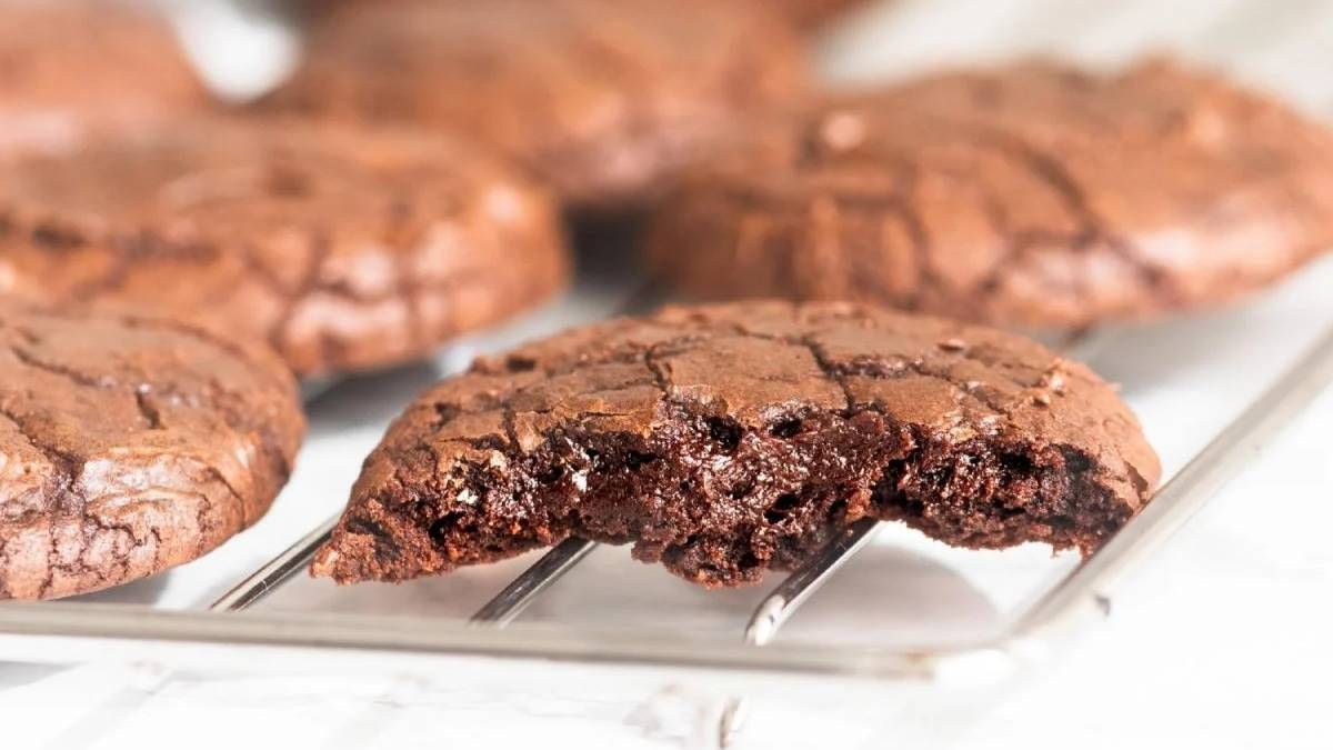 Recetas: galletas brownie riquísimas con 3 ingredientes.
