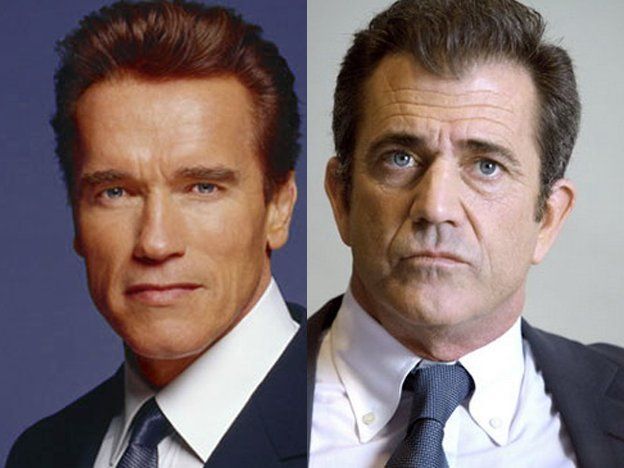 Arnold Schwarzenegger y Mel Gibson dieron a conocer a quienes apoyan para estas elecciones en Estados Unidos.
