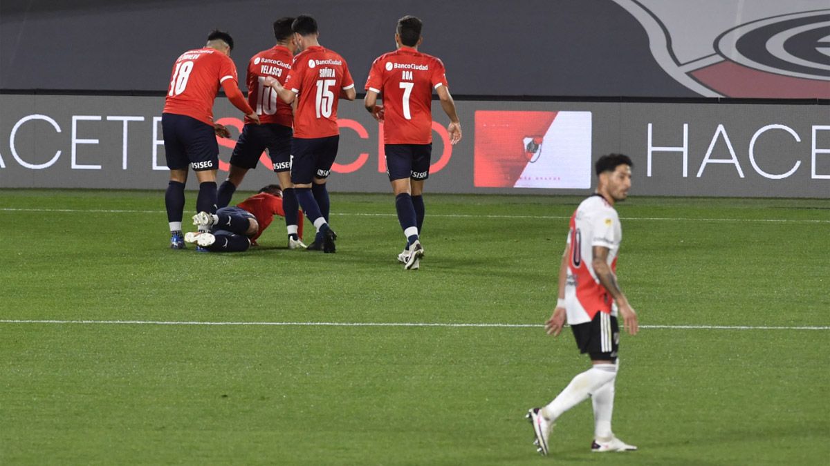 River e Independiente igualaron el clásico en el Monumental