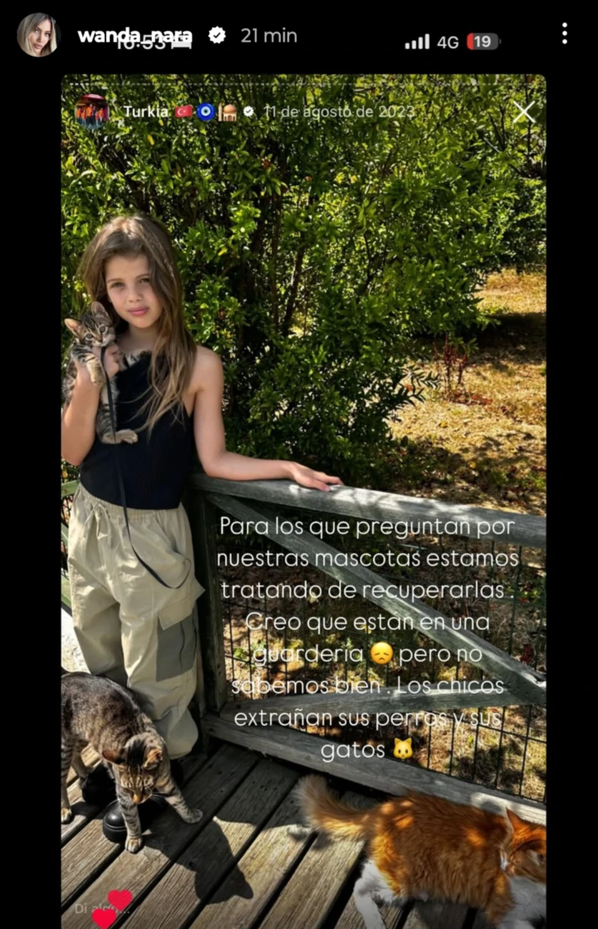 El desesperado pedido de ayuda de Wanda Nara en las redes. El desesperado pedido de ayuda de Wanda Nara en las redes.