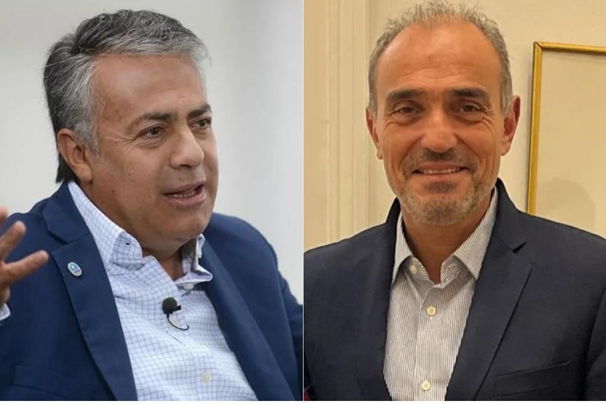 Alfredo Cornejo se reunió fugazmente con el asesor clave de Karina Milei, Eduardo Lule Menem.&nbsp;