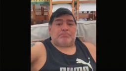 Maradona se emocionó hasta las lágrimas: Ayuden a comer a la gente