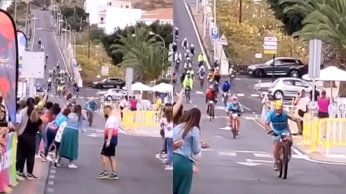 Una mujer se cruzó mal y causó un accidente impresionante