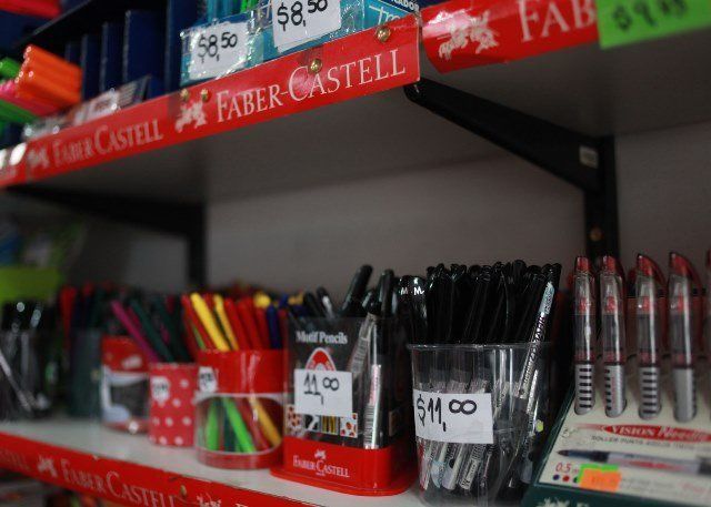Los artículos de librería aumentaron cerca del 25%