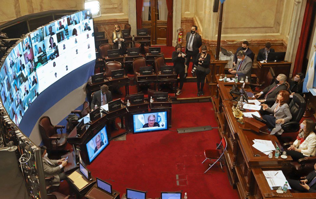 Reforma Judicial. Sesión en el Senado