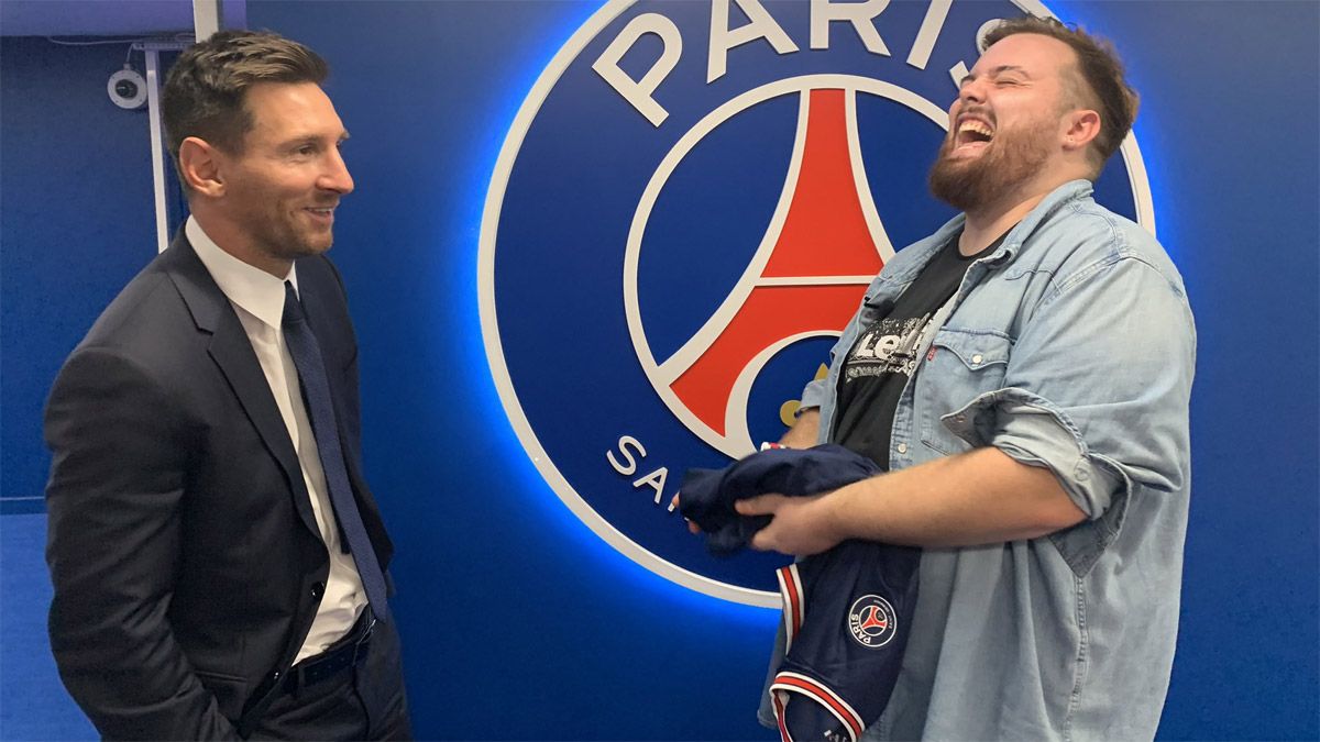 Ibai y Messi hicieron de las suyas en los pasillos del PSG