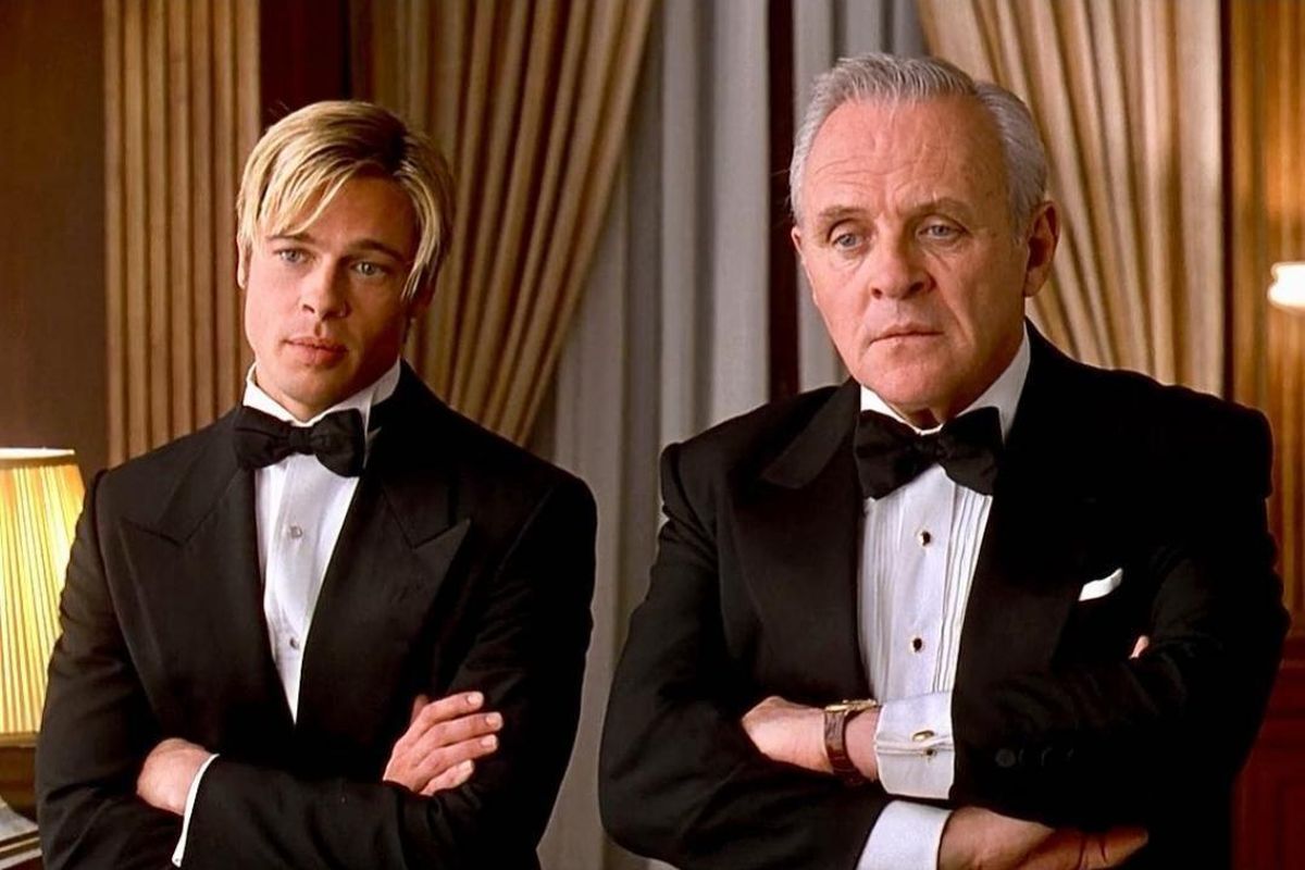 Brad Pitt y Anthony Hopkins en '¿Conoces a Joe Black?'. Brad Pitt y Anthony Hopkins en '¿Conoces a Joe Black?'.
