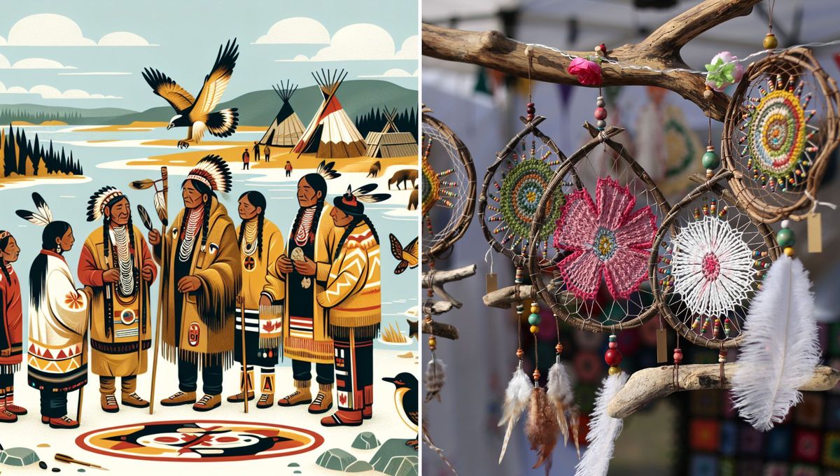 El origen del atrapasueños se remonta a los antiguos pueblos indígenas norteamericanos, en concreto al antiguo pueblo de los Ojibwa, aunque con el paso del tiempo se dispersó por América. El origen del atrapasueños se remonta a los antiguos pueblos indígenas norteamericanos, en concreto al antiguo pueblo de los Ojibwa, aunque con el paso del tiempo se dispersó por América. 