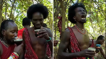 El video que muestra las sorprendentes reacciones de la tribu Maasai de Kenia al probar Fernet por primera vez