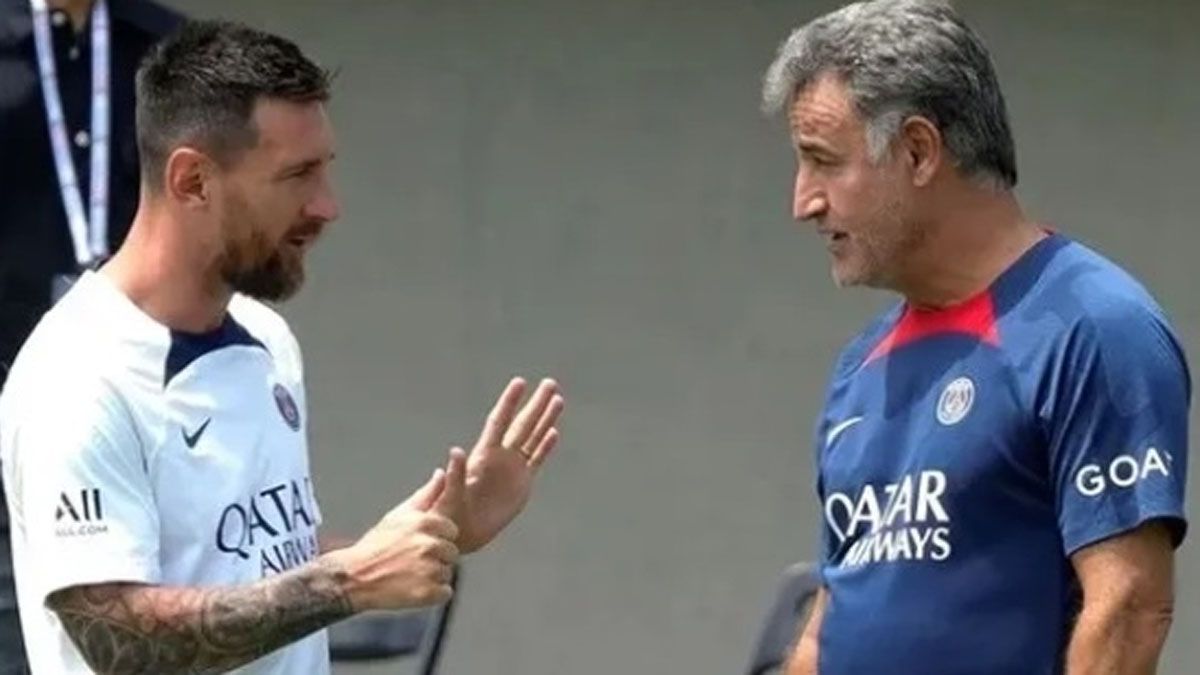 Christophe Galtier se refirió a la sanción contra Lionel Messi que impuso el PSG