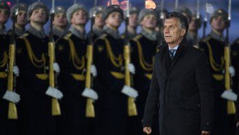 Mauricio Macri llegó a Moscú: 