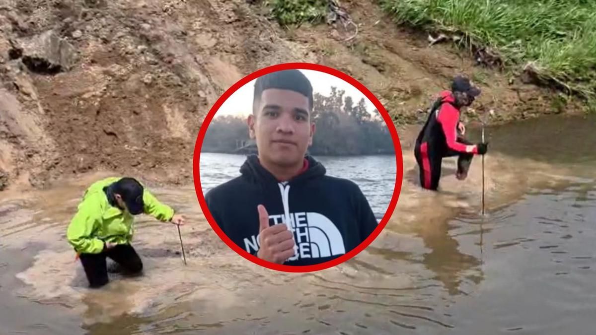 En un arroyo. Allí, buzos tácticos de la policía, hallaron el cuerpo de Nicolás Tomás Duarte. En un arroyo. Allí, buzos tácticos de la policía, hallaron el cuerpo de Nicolás Tomás Duarte.