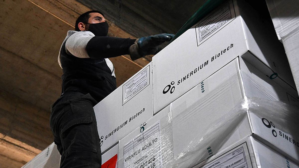 Las vacunas vencidas fueron trasladadas en septiembre para su destrucción.