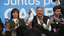 Alfredo Cornejo (UCR) junto a Patricia Bullrich (PRO), dos pesos pesados de JxC.