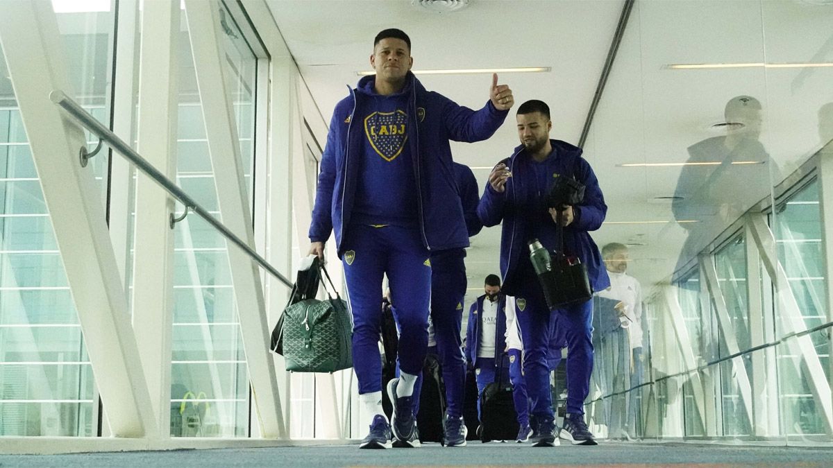 Marcos Rojo se muestra confiado en su llegada a San Pablo, para el partido entre Boca y River, por Copa Libertadores.