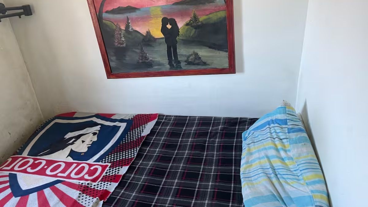 La cama donde pasarás tus vacaciones económicas en Chile. Fuente: AirBnB. La cama donde pasarás tus vacaciones económicas en Chile. Fuente: AirBnB.