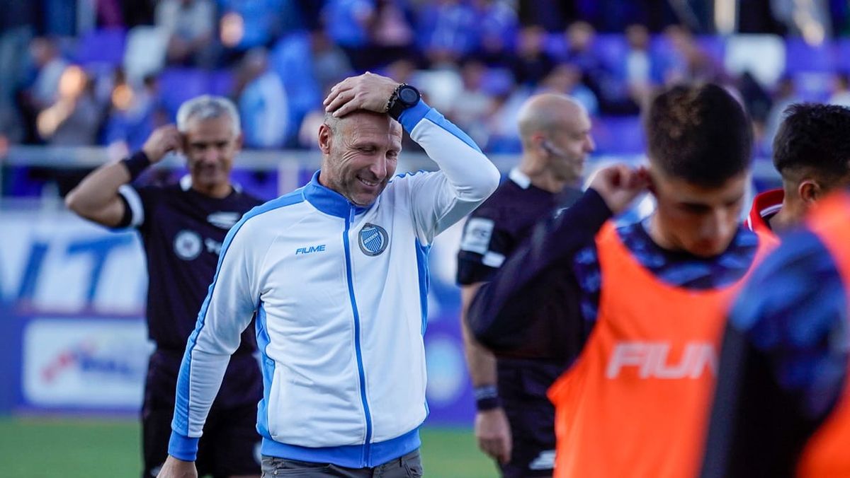 Walter Ribonetto, entrenador de Godoy Cruz, fue autocrítico sobre el rendimiento del equipo.